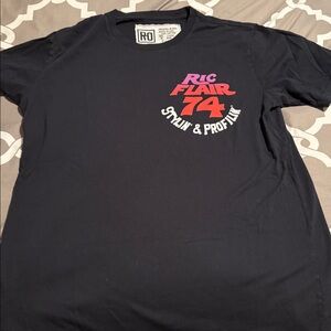 Roots of Fight Black Ric Flair Graphic T-Shirt